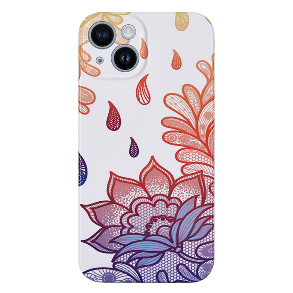 Til iPhone 13 mini 5,4 tommer papirskåret blomstermønster Mobiltelefoncover Hard PC Shockproof Back Cover Til iPhone 13 mini 5,4 tommer papirskåret blomstermønster Mobiltelefoncover Hard PC Shockproof Back Cover